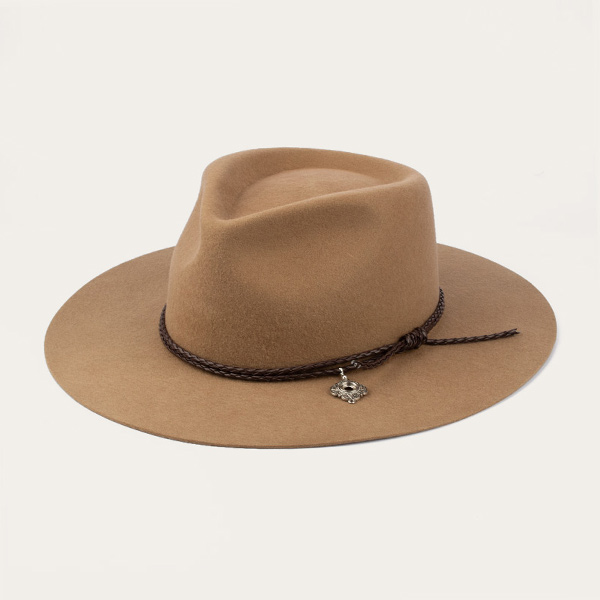 Wholesale Mens and Womens Style Wide Flat Brim Fedora Hat
