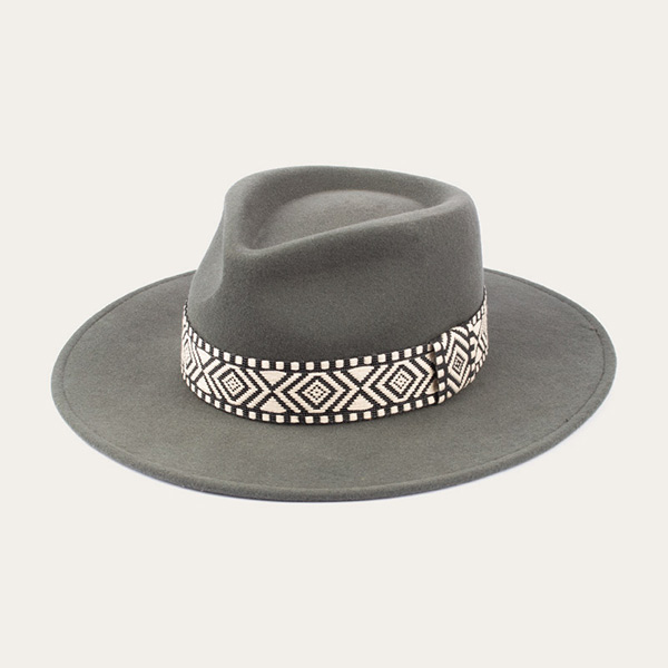 Buy Mens Light Grey Fedora Hat Style For Sale