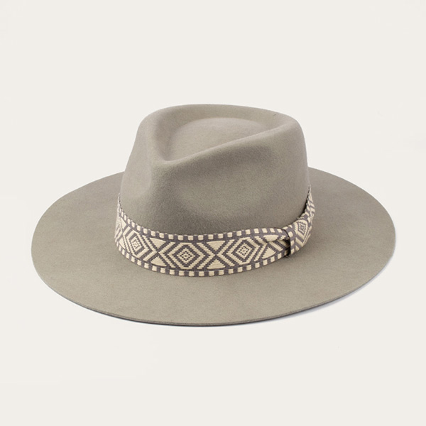 Boho Fedora Hat Bohemian Style Felt Hat For Women